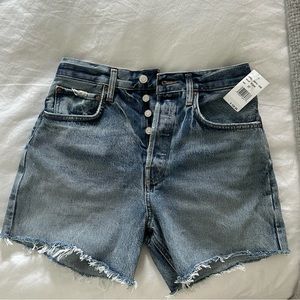 Agolde Riley Short High Rise Slim Leg Sz 27